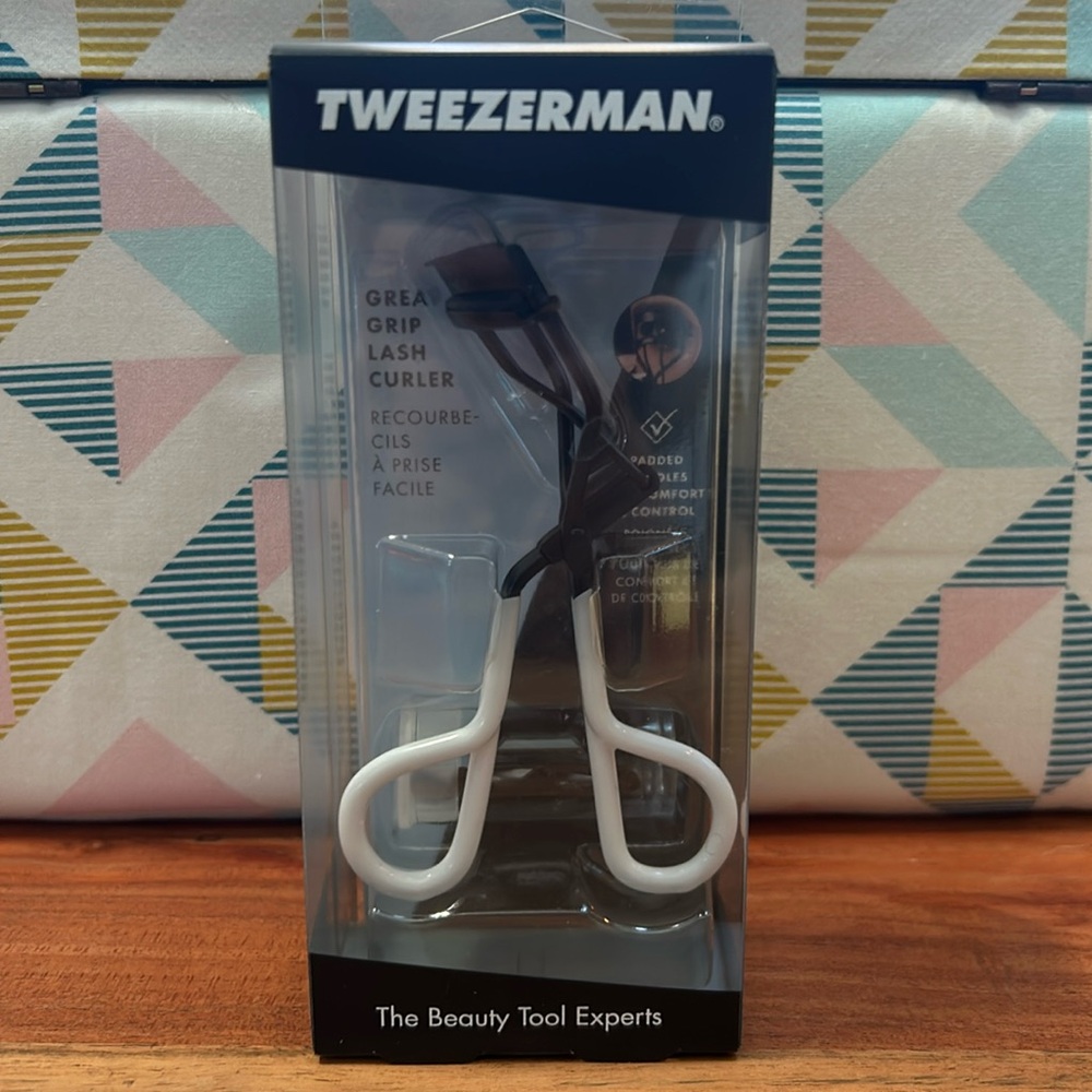 Tweezerman Onyx Great Grip Lash Curler NEW IN BOX